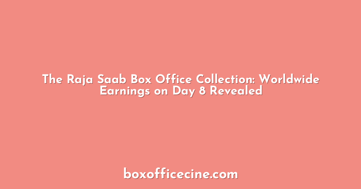 The Raja Saab Box Office Collection: Worldwide Earnings on Day 8 Revealed